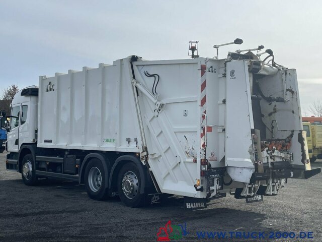 Camion immondizia per il trasporto di rifiuti Scania P320 Haller 21m³ Schüttung C-Trace Ident.4 Sitze: foto 9