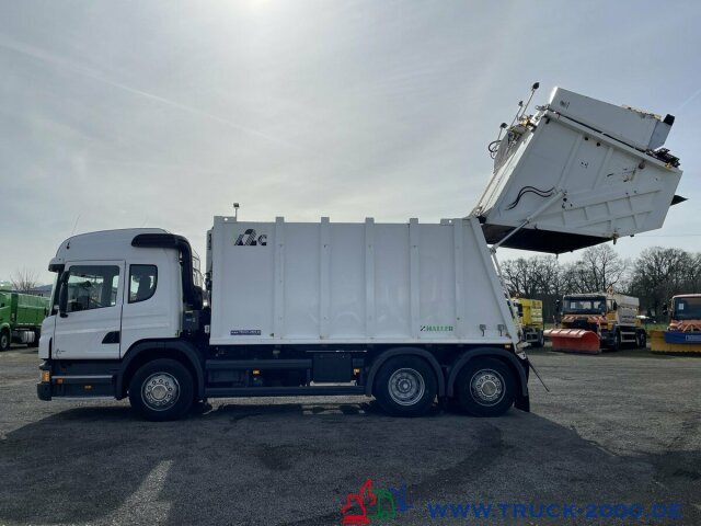 Camion immondizia per il trasporto di rifiuti Scania P320 Haller 21m³ Schüttung C-Trace Ident.4 Sitze: foto 10