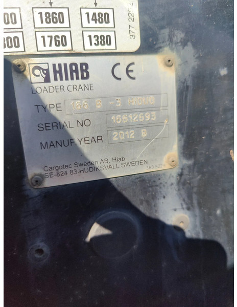 Hiab Year 2012 Remote 166 B-3 Hiduo - Braccio: foto 5 Hiab Year 2012 Remote 166 B-3 Hiduo - Braccio: foto 5