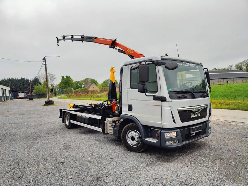MAN TGL 12.250 City-Abroller Container + Palfinger PK5001 Remote - Autocarro scarrabile, Camion con gru: foto 2 MAN TGL 12.250 City-Abroller Container + Palfinger PK5001 Remote - Autocarro scarrabile, Camion con gru: foto 2