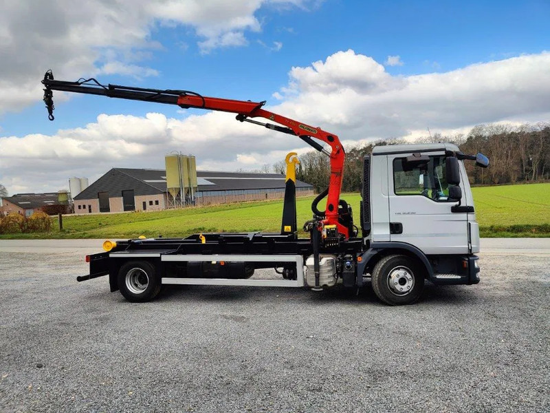 MAN TGL 12.250 Containersysteem Jimeca met kraan Palfinger PK4501 - Autocarro scarrabile, Camion con gru: foto 4 MAN TGL 12.250 Containersysteem Jimeca met kraan Palfinger PK4501 - Autocarro scarrabile, Camion con gru: foto 4