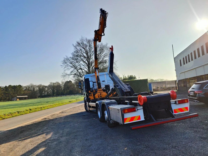 MAN TGX 26.400 6x2 Euro5 Container LEEBUR + Crane Effer 145 - Autocarro scarrabile, Camion con gru: foto 3 MAN TGX 26.400 6x2 Euro5 Container LEEBUR + Crane Effer 145 - Autocarro scarrabile, Camion con gru: foto 3