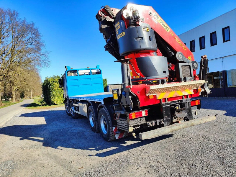 Mercedes-Benz Actros 4151 V8 8x4 Palfinger PK78002 + Flyjib PJ170 - Autocarro con pianale/ Cassone fisso, Camion con gru: foto 4 Mercedes-Benz Actros 4151 V8 8x4 Palfinger PK78002 + Flyjib PJ170 - Autocarro con pianale/ Cassone fisso, Camion con gru: foto 4