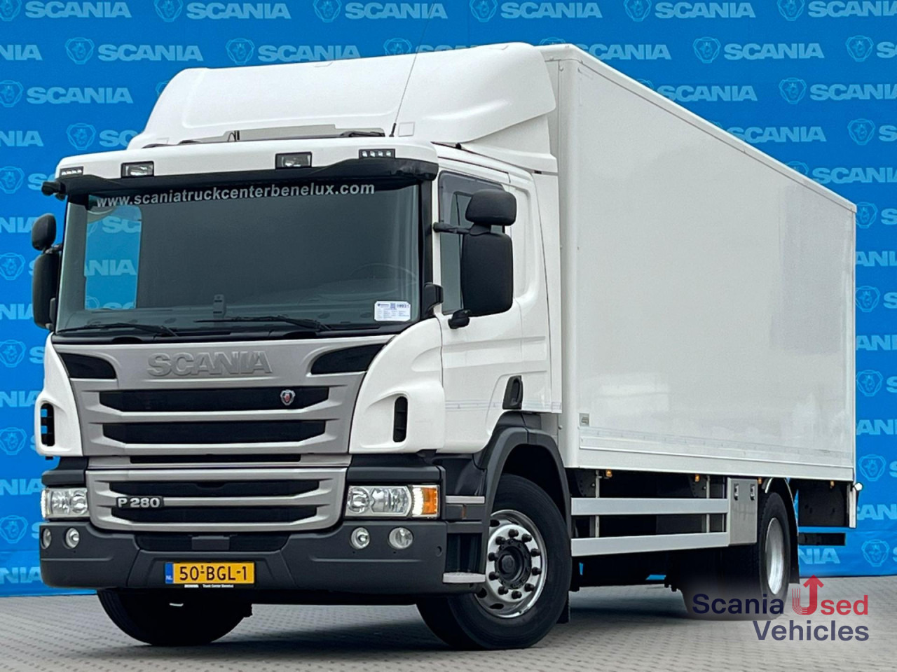 SCANIA P 280 DB4x2MNA TAILLIFT 2T BOX 750x249x230cm - Autocarro furgonato: foto 1 SCANIA P 280 DB4x2MNA TAILLIFT 2T BOX 750x249x230cm - Autocarro furgonato: foto 1
