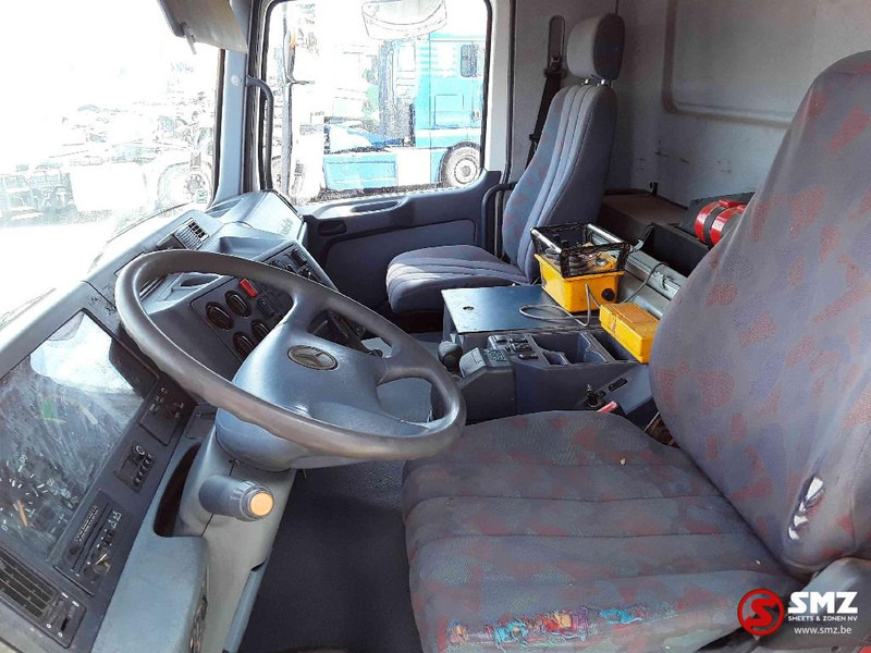 Autocarro con pianale/ Cassone fisso, Camion con gru Mercedes-Benz Actros 1831 Atlas Ak140.1A4+remote lames steel 165000km: foto 6