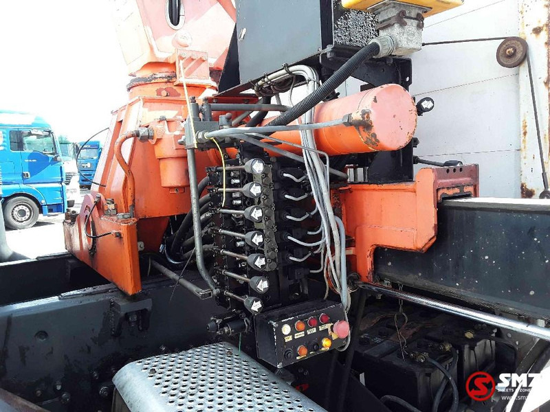 Autocarro con pianale/ Cassone fisso, Camion con gru Mercedes-Benz Actros 1831 Atlas Ak140.1A4+remote lames steel 165000km: foto 10