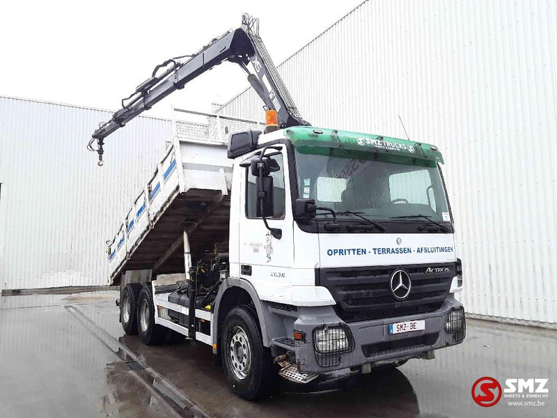 Mercedes-Benz Actros 2636 hiab 166e3 - Autocarro ribaltabile, Camion con gru: foto 1 Mercedes-Benz Actros 2636 hiab 166e3 - Autocarro ribaltabile, Camion con gru: foto 1