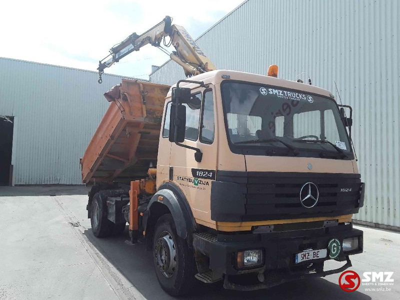 Mercedes-Benz SK 1824 Lames grue Atlas Ak 80-1 - Autocarro ribaltabile, Camion con gru: foto 1 Mercedes-Benz SK 1824 Lames grue Atlas Ak 80-1 - Autocarro ribaltabile, Camion con gru: foto 1
