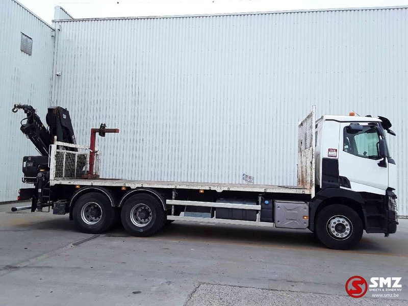 Renault C 380 hiab 188-3 remote - Autocarro con pianale/ Cassone fisso, Camion con gru: foto 4 Renault C 380 hiab 188-3 remote - Autocarro con pianale/ Cassone fisso, Camion con gru: foto 4