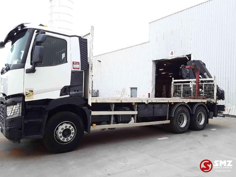 Renault C 380 hiab 188-3 remote - Autocarro con pianale/ Cassone fisso, Camion con gru: foto 5 Renault C 380 hiab 188-3 remote - Autocarro con pianale/ Cassone fisso, Camion con gru: foto 5