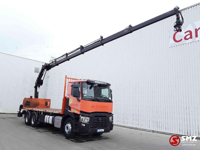 Renault C 430 Hiab 188_es 5+remote - Autocarro con pianale/ Cassone fisso, Camion con gru: foto 1 Renault C 430 Hiab 188_es 5+remote - Autocarro con pianale/ Cassone fisso, Camion con gru: foto 1