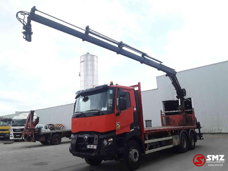Renault C 430 Hiab 188Es_4+remote - Autocarro con pianale/ Cassone fisso, Camion con gru: foto 5 Renault C 430 Hiab 188Es_4+remote - Autocarro con pianale/ Cassone fisso, Camion con gru: foto 5