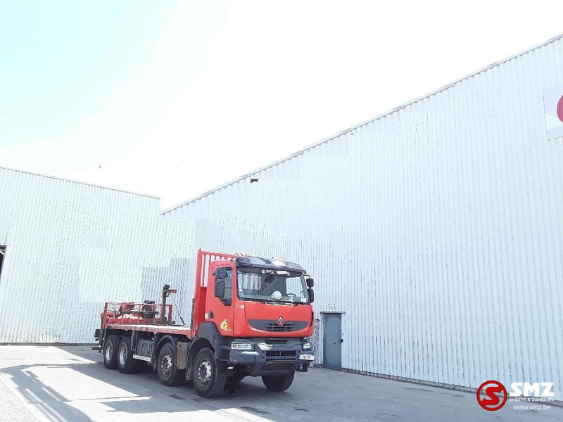 Renault Kerax 430 - Autocarro con pianale/ Cassone fisso, Camion con gru: foto 1 Renault Kerax 430 - Autocarro con pianale/ Cassone fisso, Camion con gru: foto 1