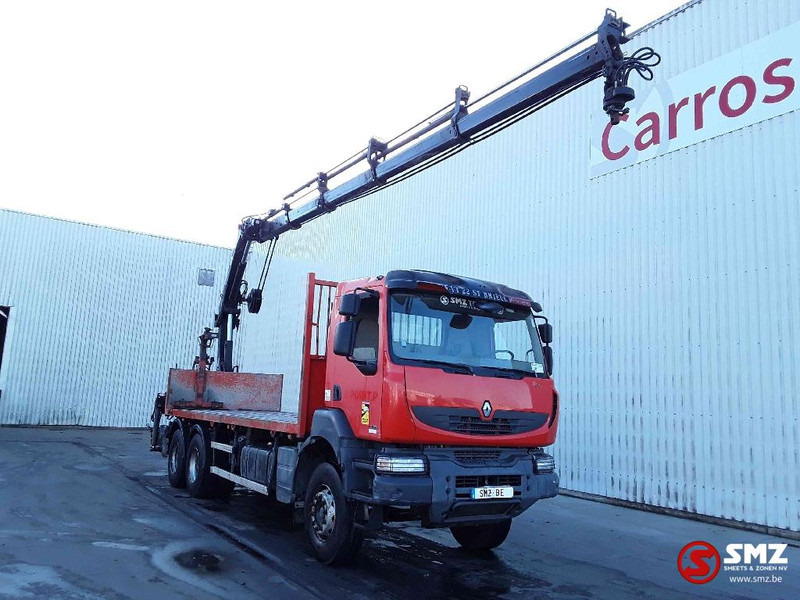 Renault Kerax 430 Hiab 211Ep4 +remote - Autocarro con pianale/ Cassone fisso, Camion con gru: foto 1 Renault Kerax 430 Hiab 211Ep4 +remote - Autocarro con pianale/ Cassone fisso, Camion con gru: foto 1