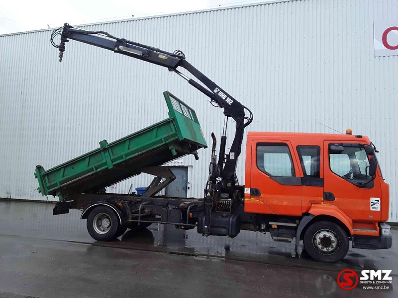 Renault Midlum 210 Hiab 102 manual pump - Autocarro ribaltabile, Camion con gru: foto 4 Renault Midlum 210 Hiab 102 manual pump - Autocarro ribaltabile, Camion con gru: foto 4
