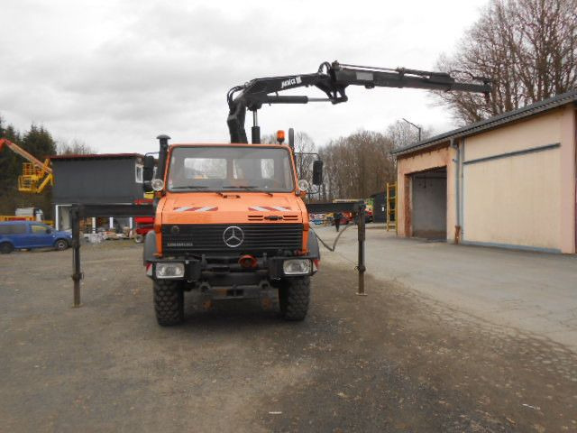 Mercedes-Benz U1450 427/11 mit Kran - Autocarro ribaltabile, Camion con gru: foto 3 Mercedes-Benz U1450 427/11 mit Kran - Autocarro ribaltabile, Camion con gru: foto 3