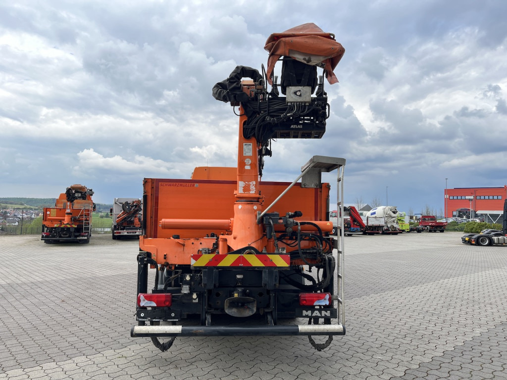 Autocarro con pianale/ Cassone fisso, Camion con gru MAN TGX 26.480 6x2  Atlas 145.2 Kran Baustoff   AHK: foto 10