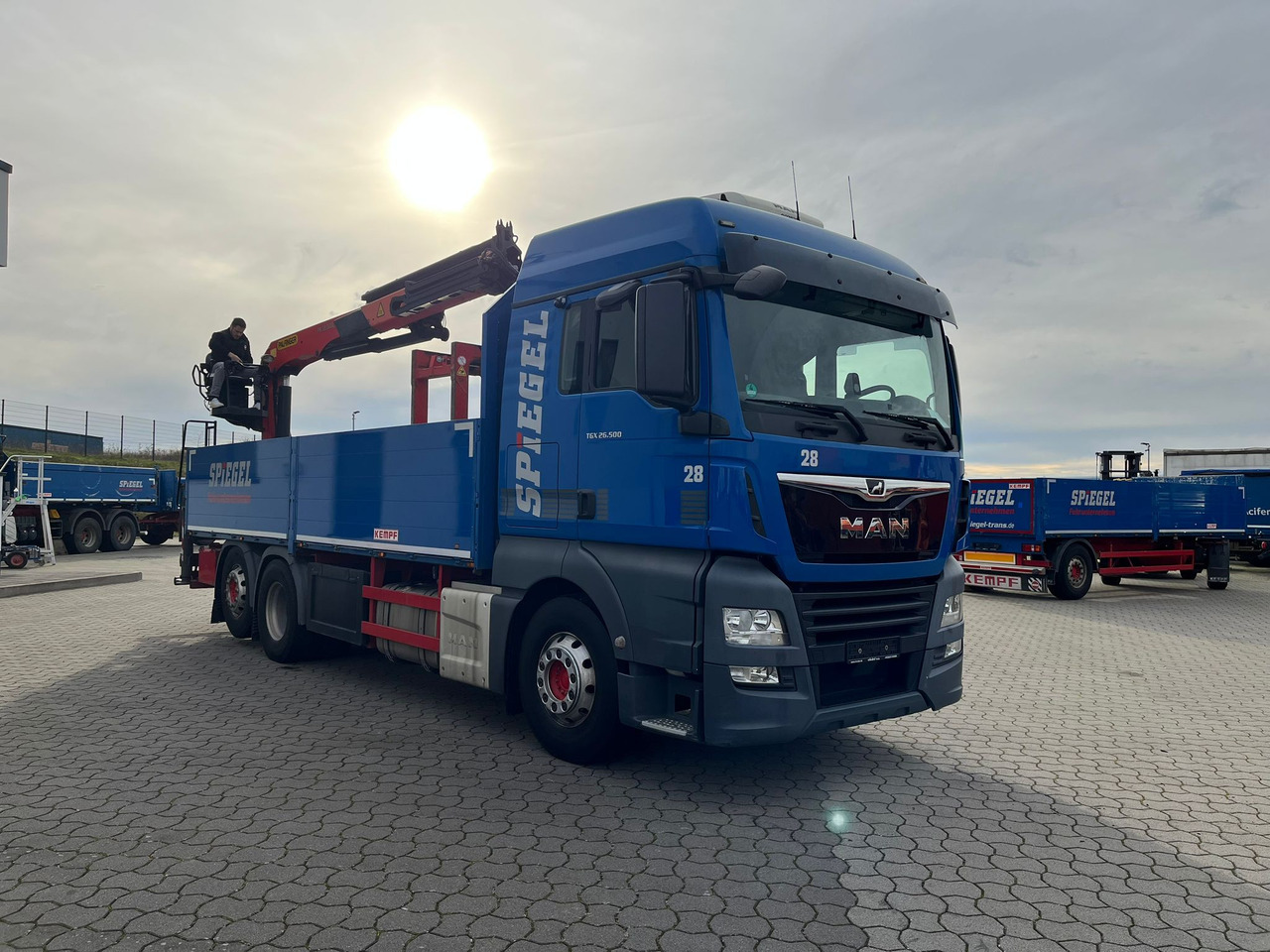 MAN TGX 26.500 6x2 Palfinger 18001 SLD 3 Baustoff - Autocarro con pianale/ Cassone fisso, Camion con gru: foto 3 MAN TGX 26.500 6x2 Palfinger 18001 SLD 3 Baustoff - Autocarro con pianale/ Cassone fisso, Camion con gru: foto 3