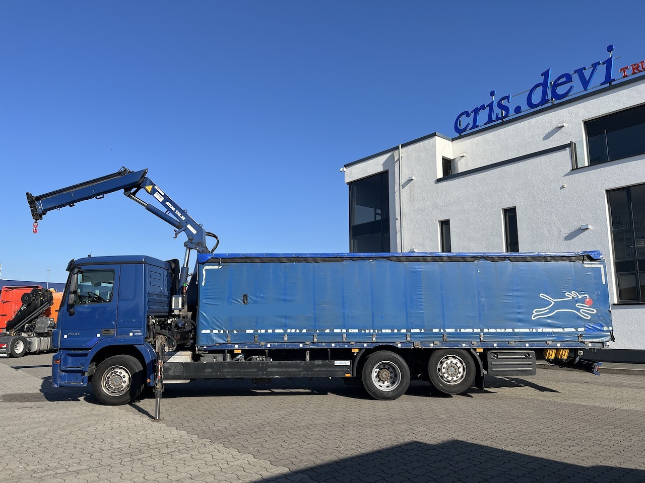 Mercedes-Benz 2541 6x2 Atlas 135.2E Pritsche 8,20 m Ausziehbar - Camion centinato, Camion con gru: foto 5 Mercedes-Benz 2541 6x2 Atlas 135.2E Pritsche 8,20 m Ausziehbar - Camion centinato, Camion con gru: foto 5