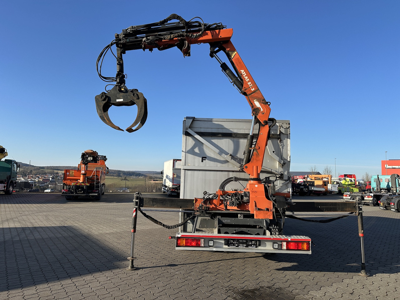 Mercedes-Benz Atego 1529 4x2 Atlas 57.3-A2 Kadaverkipper - Autocarro ribaltabile, Camion con gru: foto 3 Mercedes-Benz Atego 1529 4x2 Atlas 57.3-A2 Kadaverkipper - Autocarro ribaltabile, Camion con gru: foto 3