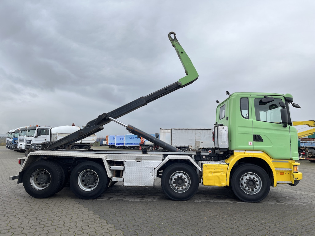 Autocarro scarrabile Scania G 450 8x4  Trösch Abrollkipper: foto 10