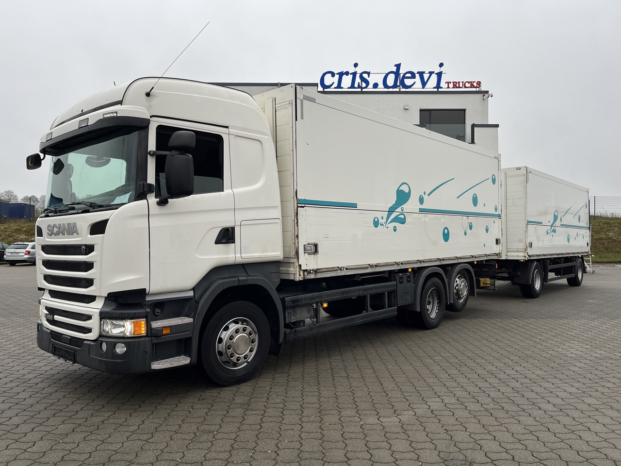 Scania R 450 6x2 Geränkezug + Orten Anhänger - Autocarro trasporto di bevande: foto 1 Scania R 450 6x2 Geränkezug + Orten Anhänger - Autocarro trasporto di bevande: foto 1