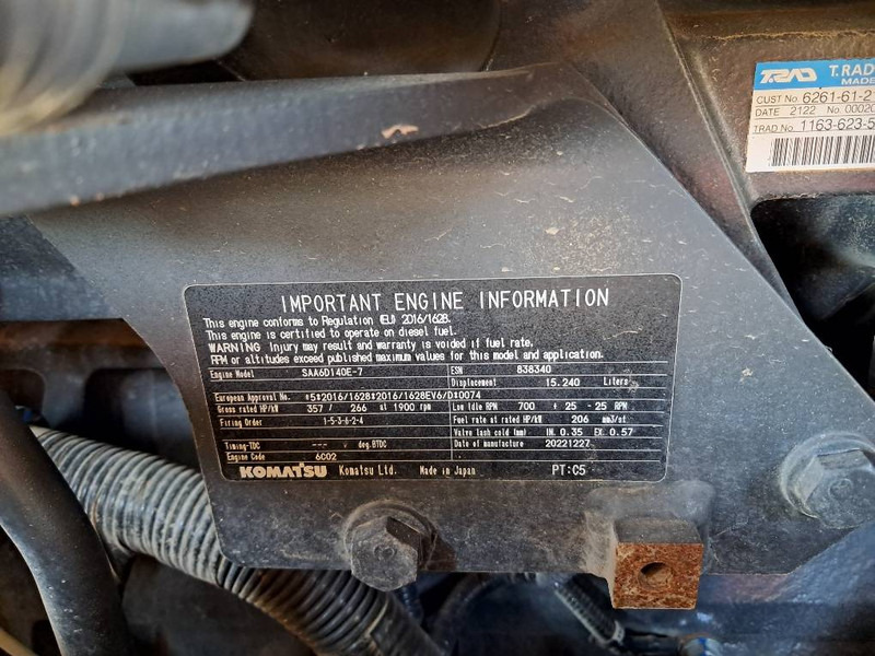 Komatsu WA500-8E0 - Pala gommata: foto 5 Komatsu WA500-8E0 - Pala gommata: foto 5