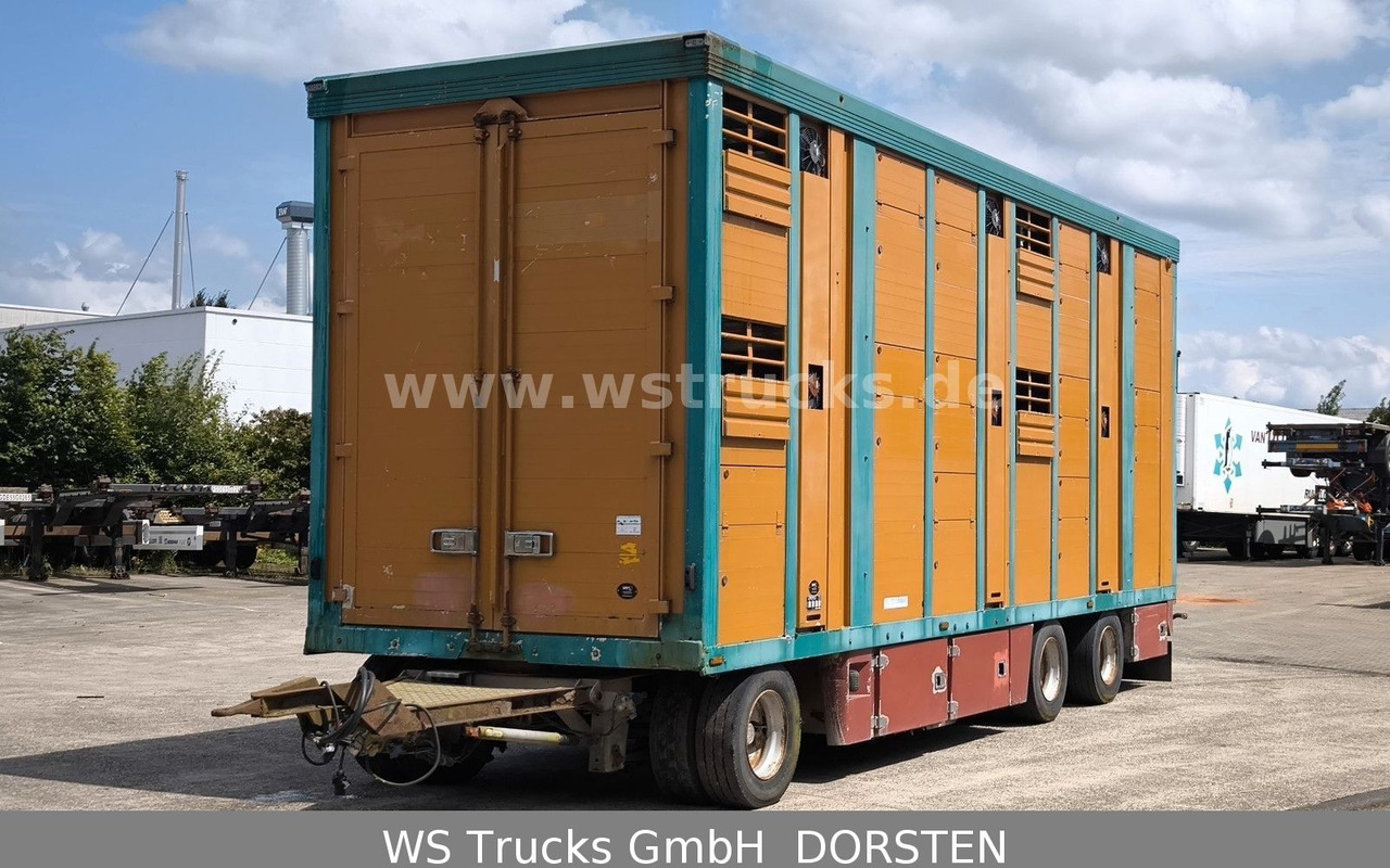 Menke-Janzen Menke 2 Stock Vollalu 8 m Hubdach Viehanhänger - Rimorchio trasporto bestiame: foto 2 Menke-Janzen Menke 2 Stock Vollalu 8 m Hubdach Viehanhänger - Rimorchio trasporto bestiame: foto 2