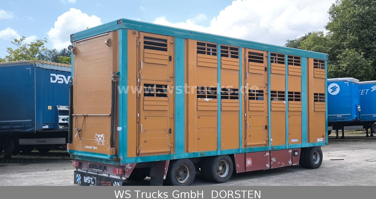 Menke-Janzen Menke 2 Stock Vollalu 8 m Hubdach Viehanhänger - Rimorchio trasporto bestiame: foto 5 Menke-Janzen Menke 2 Stock Vollalu 8 m Hubdach Viehanhänger - Rimorchio trasporto bestiame: foto 5