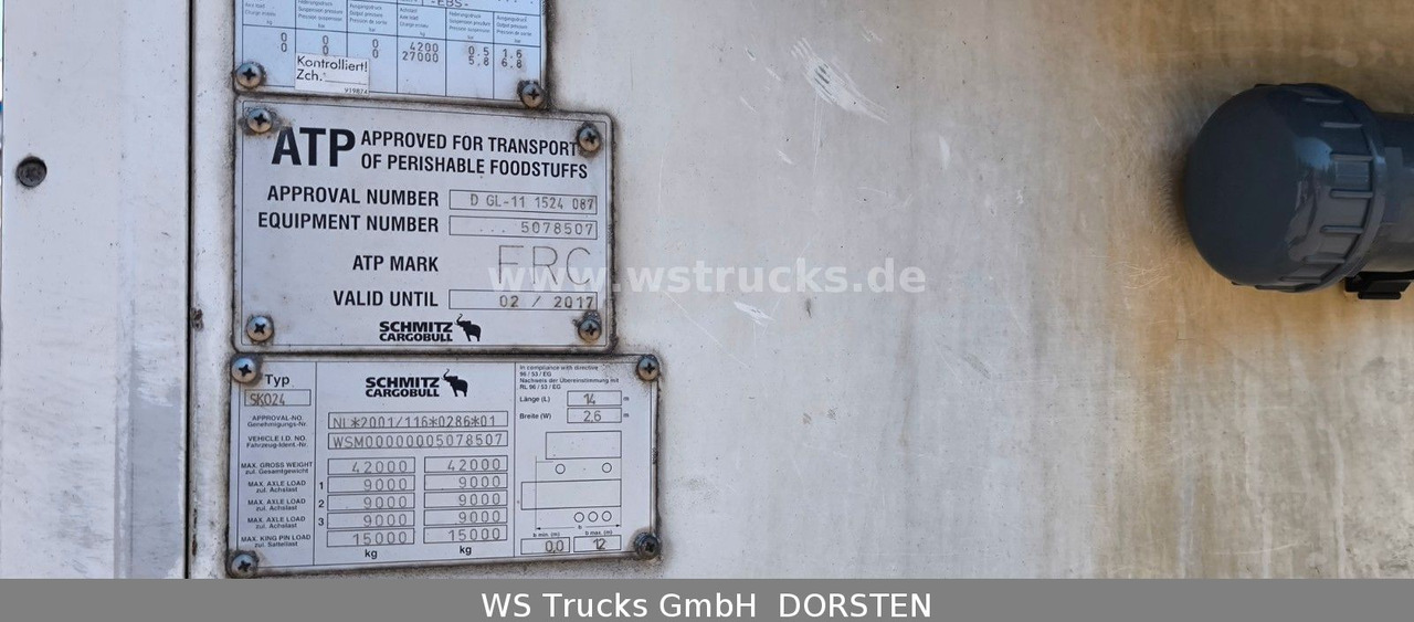 Schmitz Cargobull SKO 24 Kühlauflieger | Vector 1850 MT | LBW - Semirimorchio furgonato: foto 5 Schmitz Cargobull SKO 24 Kühlauflieger | Vector 1850 MT | LBW - Semirimorchio furgonato: foto 5