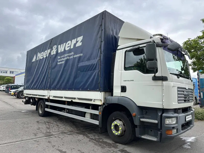 Camion centinato nuovo MAN TGL 12.250 BL Pri/Plane LBW 18 Paletten Schalter: foto 7