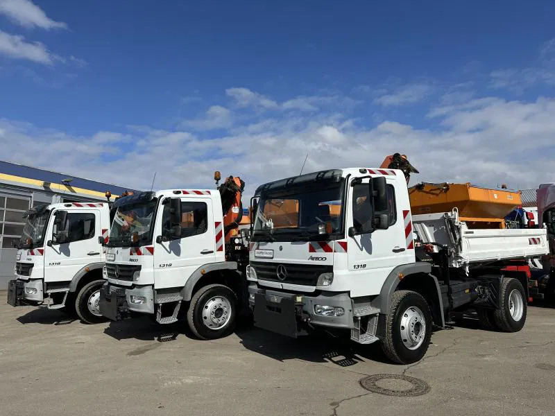 Mercedes-Benz Atego 1318 5 x AK Allrad Kran Palfinger 7001 - Autocarro ribaltabile, Camion con gru: foto 3 Mercedes-Benz Atego 1318 5 x AK Allrad Kran Palfinger 7001 - Autocarro ribaltabile, Camion con gru: foto 3
