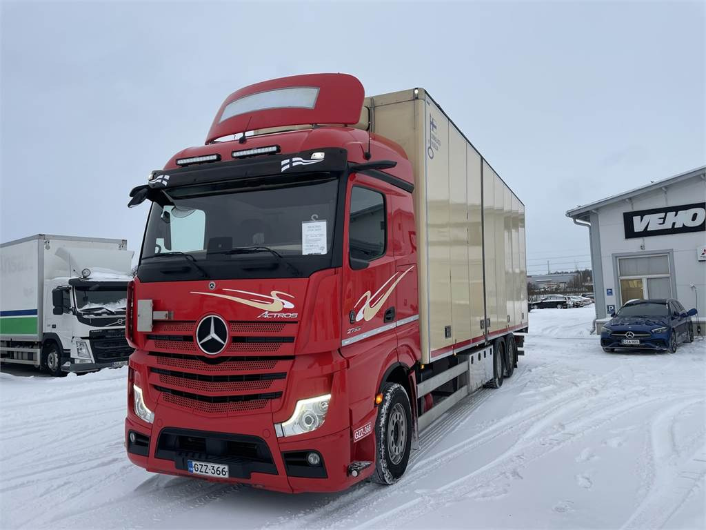 Mercedes-Benz Actros 5L 2553L Piako KSA rahtikori 9,5M - Autocarro furgonato: foto 1 Mercedes-Benz Actros 5L 2553L Piako KSA rahtikori 9,5M - Autocarro furgonato: foto 1