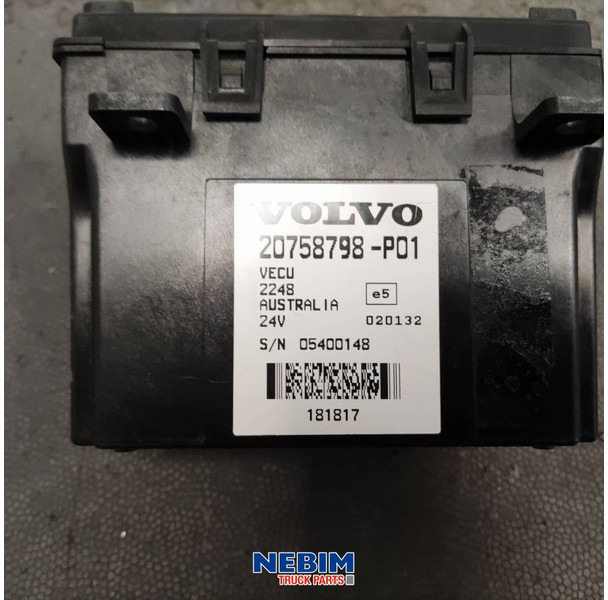 Volvo Volvo - 20758798 - Regeleenheid VECU - Ricambi per Camion: foto 4 Volvo Volvo - 20758798 - Regeleenheid VECU - Ricambi per Camion: foto 4