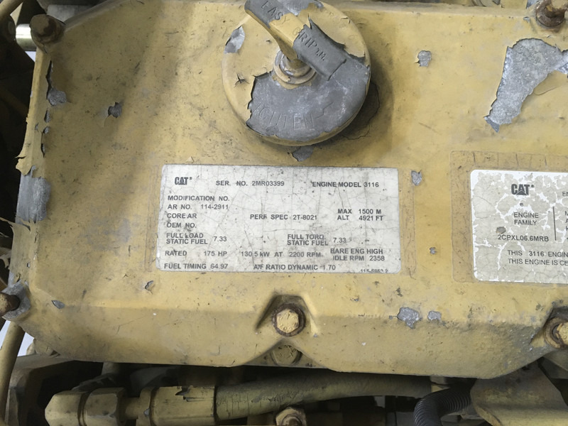 Macchina da cantiere Caterpillar 3116 2MR-1142911 USED: foto 6
