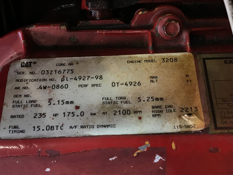 Caterpillar 3208 03Z-4W0860 USED - Macchina da cantiere: foto 5 Caterpillar 3208 03Z-4W0860 USED - Macchina da cantiere: foto 5
