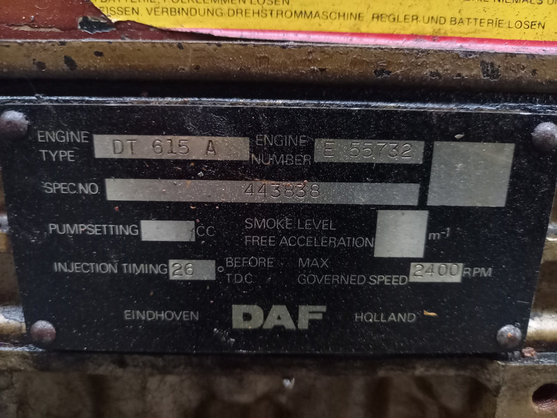 DAF DT 615 A USED - Macchina da cantiere: foto 5 DAF DT 615 A USED - Macchina da cantiere: foto 5