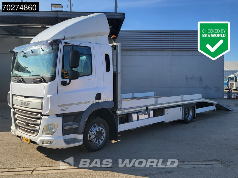 DAF CF 250 4X2 18tons NL-Truck Machine transporter Hydraulic ramps Euro 6 - Autocarro trasporto automezzi: foto 1 DAF CF 250 4X2 18tons NL-Truck Machine transporter Hydraulic ramps Euro 6 - Autocarro trasporto automezzi: foto 1
