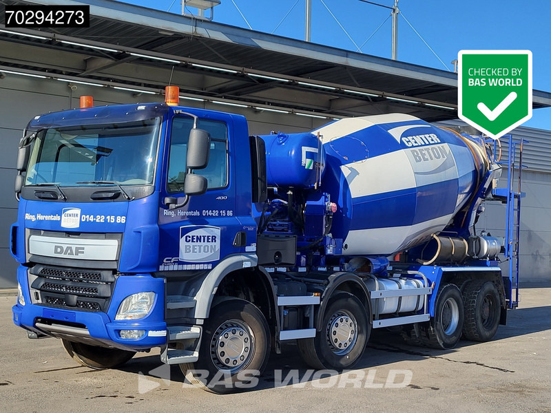 DAF CF 400 8X4 9m3 Stetter AM 9 FHCBL Mixer Manual Big-Axle Steelsuspension Euro 6 - Autobetoniera: foto 1 DAF CF 400 8X4 9m3 Stetter AM 9 FHCBL Mixer Manual Big-Axle Steelsuspension Euro 6 - Autobetoniera: foto 1