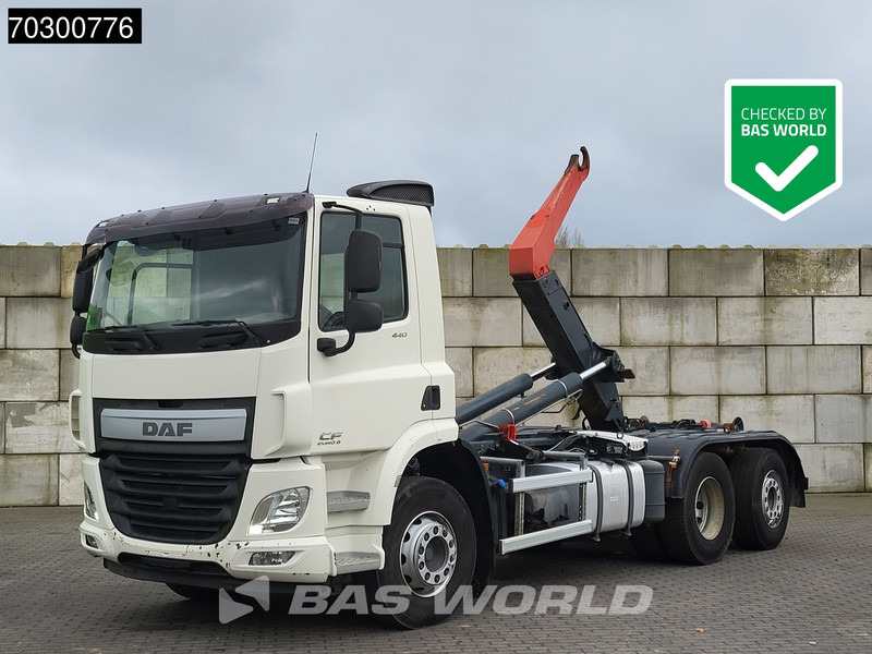 DAF CF 440 6X2 20 tons Dalby containersystem Lift+steering Axle Retarder Euro 6 - Autocarro scarrabile: foto 1 DAF CF 440 6X2 20 tons Dalby containersystem Lift+steering Axle Retarder Euro 6 - Autocarro scarrabile: foto 1