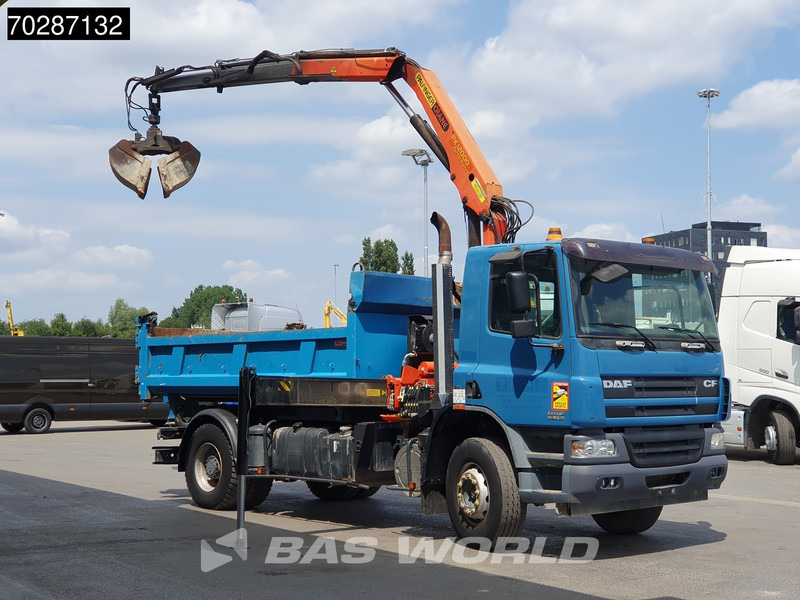DAF CF75.310 4X2 Manual Big-Axle Steelsuspension Palfinger Euro 3 - Autocarro ribaltabile, Camion con gru: foto 3 DAF CF75.310 4X2 Manual Big-Axle Steelsuspension Palfinger Euro 3 - Autocarro ribaltabile, Camion con gru: foto 3