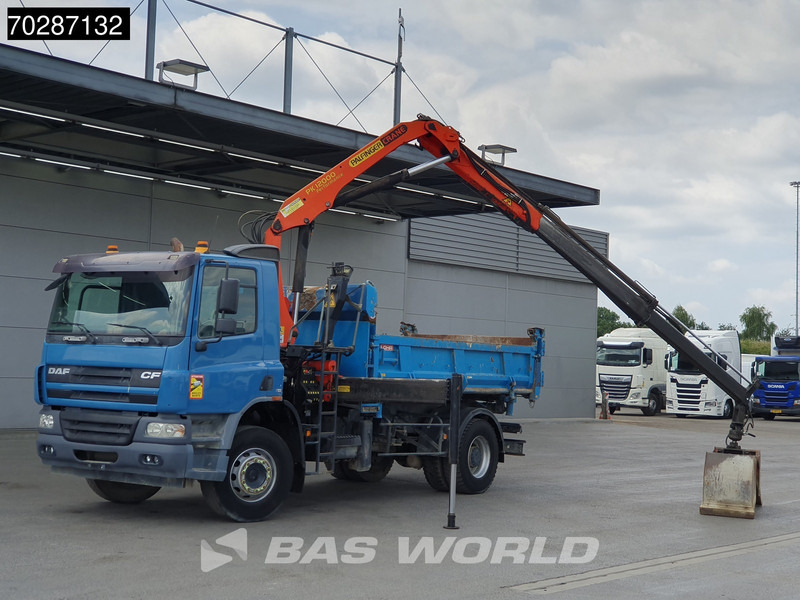 DAF CF75.310 4X2 Palfinger PK12000 Kran Crane 7m3 tipper Big-Axle Steelsuspension Euro 3 - Autocarro ribaltabile, Camion con gru: foto 5 DAF CF75.310 4X2 Palfinger PK12000 Kran Crane 7m3 tipper Big-Axle Steelsuspension Euro 3 - Autocarro ribaltabile, Camion con gru: foto 5