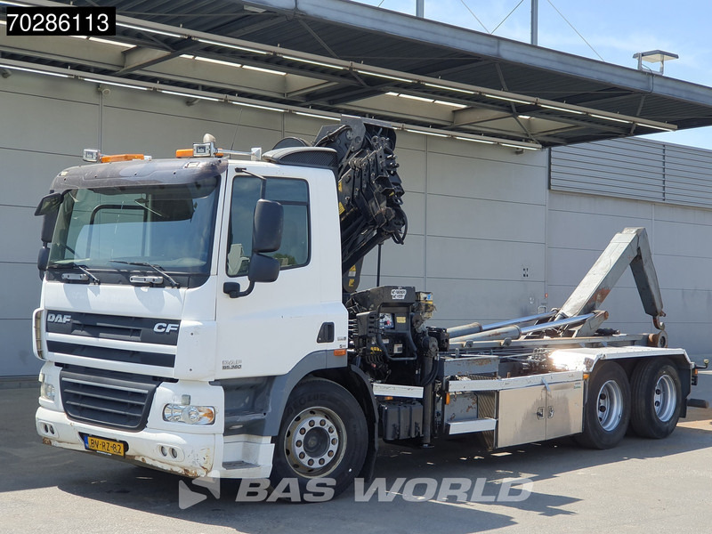 DAF CF85.360 CF 6X2 NL-Truck Hiab 211 EP-4 HIDUO Crane + Hooklift Liftachse Euro 5 - Autocarro scarrabile, Camion con gru: foto 3 DAF CF85.360 CF 6X2 NL-Truck Hiab 211 EP-4 HIDUO Crane + Hooklift Liftachse Euro 5 - Autocarro scarrabile, Camion con gru: foto 3