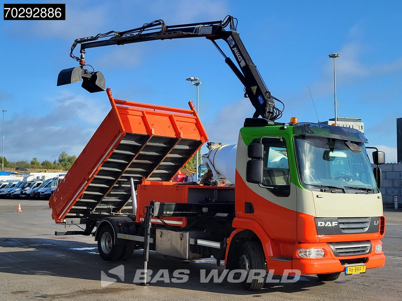 DAF LF45.210 LF 4X2 MKG HLK 66 Crane Kran 5m3 tipper Manual Euro 5 - Autocarro ribaltabile, Camion con gru: foto 3 DAF LF45.210 LF 4X2 MKG HLK 66 Crane Kran 5m3 tipper Manual Euro 5 - Autocarro ribaltabile, Camion con gru: foto 3