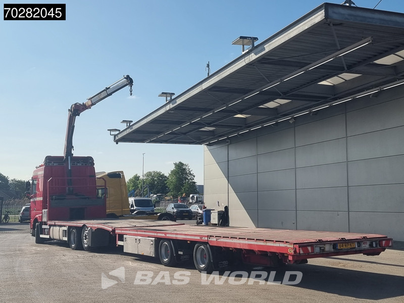 DAF XF 440 6X2 NL-Truck Transporter HMF 900-K2 Kran Winch Lift-Lenkachse Euro 6 - Autocarro con pianale/ Cassone fisso, Camion con gru: foto 2 DAF XF 440 6X2 NL-Truck Transporter HMF 900-K2 Kran Winch Lift-Lenkachse Euro 6 - Autocarro con pianale/ Cassone fisso, Camion con gru: foto 2