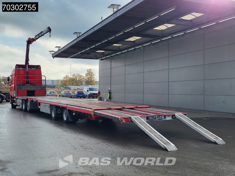DAF XF 440 XF 6X2 NL-Truck Transporter APK HMF 900-K2 crane Winch Lift-Lenkachse Euro 6 - Autocarro con pianale/ Cassone fisso, Camion con gru: foto 3 DAF XF 440 XF 6X2 NL-Truck Transporter APK HMF 900-K2 crane Winch Lift-Lenkachse Euro 6 - Autocarro con pianale/ Cassone fisso, Camion con gru: foto 3