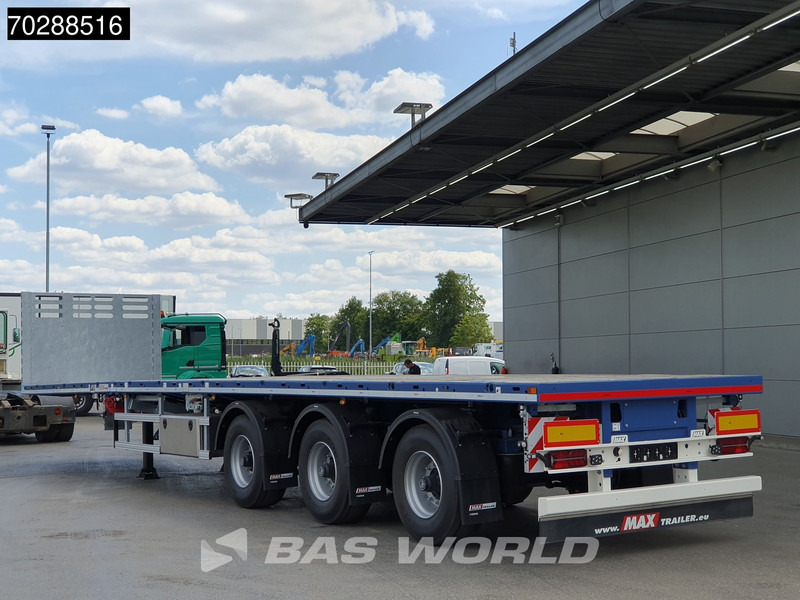Semirimorchio cassonato/ Pianale nuovo Faymonville MAX210-Z-3AA-13.60-22.5-2.54 3 axles 29M 2x extendable 3x steering axle twistlocks: foto 9