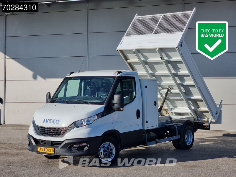 Iveco Daily 35C14 Open Laadbak met Kist Dubbellucht 3,5t Trekhaak Airco Cruise Euro6 Pritsche Pickup Open Box 2m3 A/C Towbar Cruise control - Furgone ribaltabile: foto 1 Iveco Daily 35C14 Open Laadbak met Kist Dubbellucht 3,5t Trekhaak Airco Cruise Euro6 Pritsche Pickup Open Box 2m3 A/C Towbar Cruise control - Furgone ribaltabile: foto 1