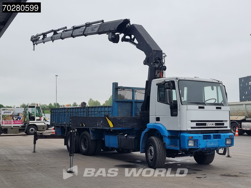 Iveco EuroTrakker 310 6X4 Palfinger PK36002 Kran Crane Manual Big-Axle Euro 3 - Autocarro con pianale/ Cassone fisso, Camion con gru: foto 2 Iveco EuroTrakker 310 6X4 Palfinger PK36002 Kran Crane Manual Big-Axle Euro 3 - Autocarro con pianale/ Cassone fisso, Camion con gru: foto 2