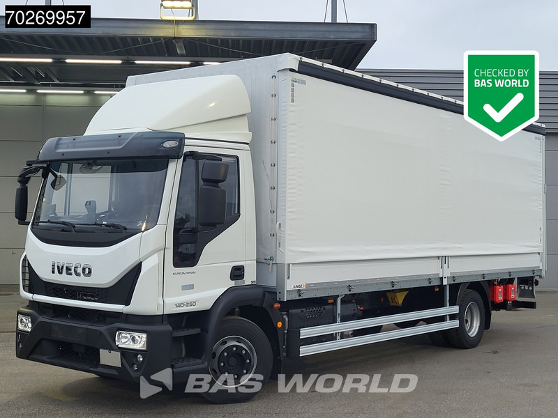 Iveco Eurocargo 140E250 4X2 NEW 14tonner ACC Ladebordwand Automatic Euro 6 - Camion centinato: foto 1 Iveco Eurocargo 140E250 4X2 NEW 14tonner ACC Ladebordwand Automatic Euro 6 - Camion centinato: foto 1